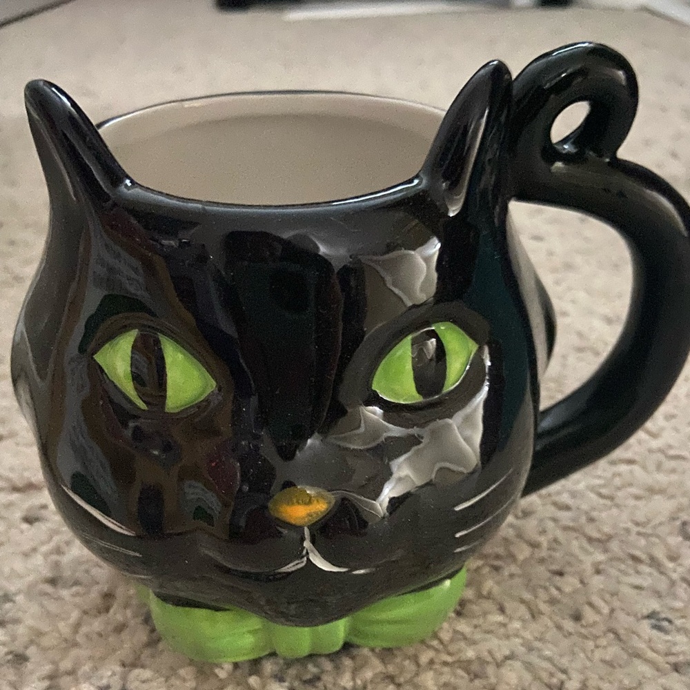 Black Cat Ceramic Mug